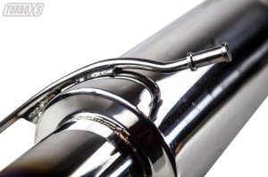 Subaru Impreza Performance Exhaust - Rear - Turbo XS - Muffler Assembly w/ Titanium Tip - `02-`07